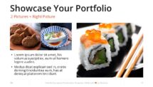 Oki - Multipurpose PowerPoint Template - Portfolio Showcase with 3 Pictures