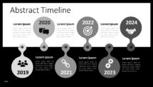 BLAK PowerPoint Template - Abstract Timeline