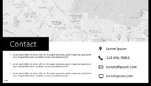 BLAK PowerPoint Template - Contact