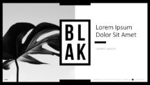 BLAK PowerPoint Template - Cover Slide 2