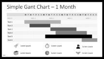 BLAK PowerPoint Template - Gantt Chart