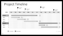 BLAK PowerPoint Template - Project Timeline