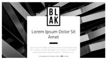 BLAK PowerPoint Template - Section Slide 1
