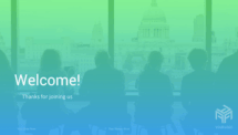 Transitions - PowerPoint Template - Welcome Slide