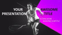 Sports - Squash PowerPoint Template