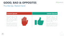 Thumbs-Up and Down for PowerPoint and Google Slides