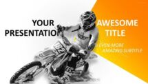 Sports - Motocross PowerPoint Template