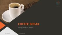 Corporate Business PowerPoint Template - Coffee Break
