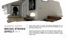 Mockup Layout #14 - Brush Stroke Effect for PowerPoint