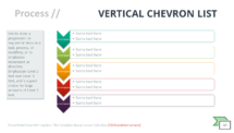 Vertical Chevron List - SmartArt Graphic for PowerPoint