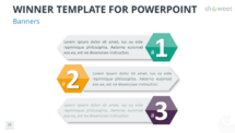 Winner Template for PowerPoint with Banners