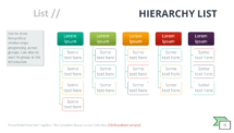Hierarchy List - SmartArt Graphic for PowerPoint
