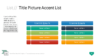 PowerPoint SmartArt Graphics - Title Picture Accent List Template