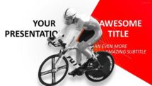 Sports - Cycling PowerPoint Template