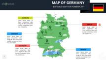 Free Editable Map of Germany for PowerPoint