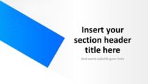 30 Sports PowerPoint Template - Section Header Slide Option 1