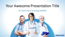 Medical and Health PowerPoint Template - Cover Slide