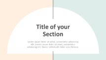 04 - Section Slide - Arch Template for PowerPoint and Google Slides