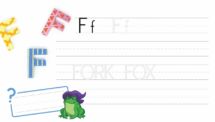 Learn ABC and Trace the Letter F - PowerPoint Worksheet