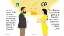 Cartoon Business PowerPoint and Google Slides Template - Theme 13 Content and Title