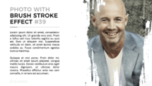 Mockup Layout #39 - Brush Stroke Effect for PowerPoint