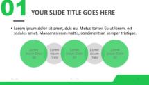 Corpo - Business Template for PowerPoint - Green (Title and Content Slide)