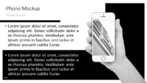 BLAK PowerPoint Template - iPhone Mockup