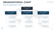 Vertical Organization Chart for PowerPoint