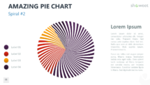 Amazing Pie Chart for PowerPoint - Spirals 2