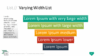 PowerPoint SmartArt Graphics - Varying Width List Template