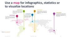 Origami PowerPoint Template - Map (Dotted Worldmap)