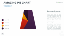 Amazing Pie Chart for PowerPoint - Trapezoid
