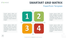 Free PowerPoint SmartArt Grid Matrix