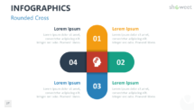 PowerPoint Infographic Element - Rounded Cross