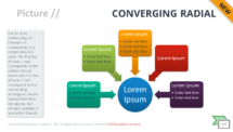 Converging Radial - SmartArt Graphic for PowerPoint