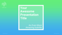 Transitions - PowerPoint Template - Cover (Option 1)