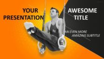 Sports - Gymnastics PowerPoint Template