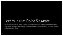 BLAK PowerPoint Template - Basic Slide (Dark)