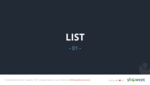 List