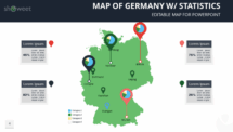 Free Map of Germany for PowerPoint