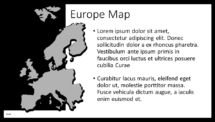 BLAK PowerPoint Template - Europe Map
