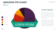 Amazing Pie Chart for PowerPoint - Ribbon