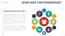 Free Mind Map for PowerPoint - Circles and Text