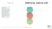 Vertical Circle List - SmartArt Graphic for PowerPoint