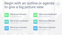 Transitions - PowerPoint Template - Agenda Slide