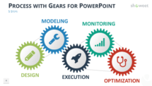 Process with Gears Diagrams for PowerPoint