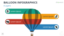 Balloon with 4 Layers for PowerPoint and Google Slides