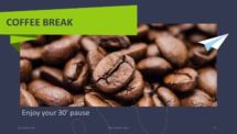 Origami PowerPoint Template - Coffee Break