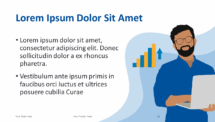 Cartoon Business PowerPoint and Google Slides Template - Theme 12 Content and Title
