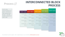 Interconnected Block Process - SmartArt Graphic for PowerPoint